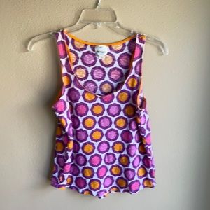 Bright patterned tank top